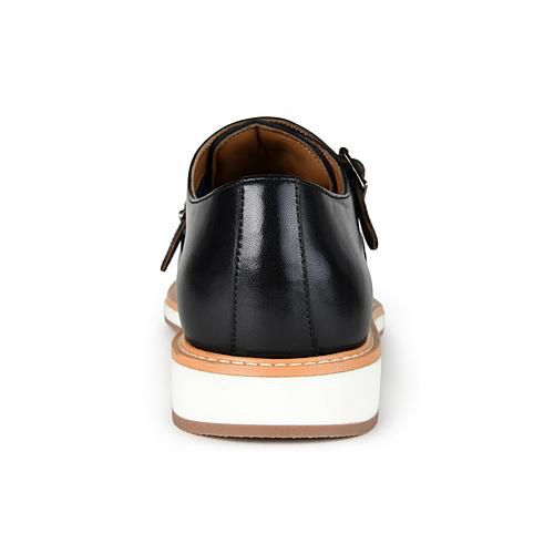 Men's Ransom Cap Toe Leather Monk Strap Dress Shoe - Tan