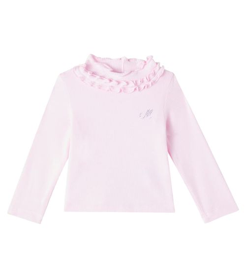 Baby embellished ruffled shirt