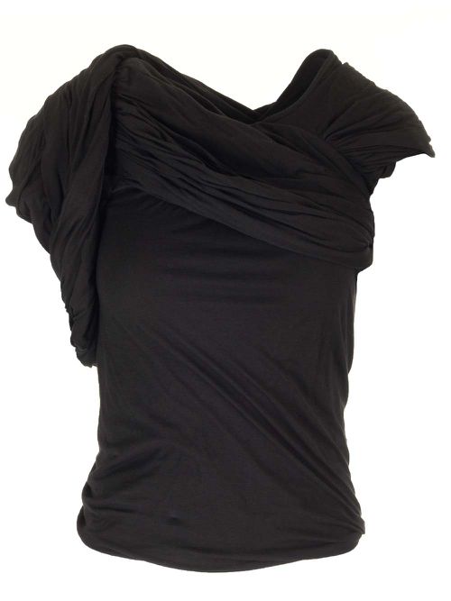 Draped Jersey Top
