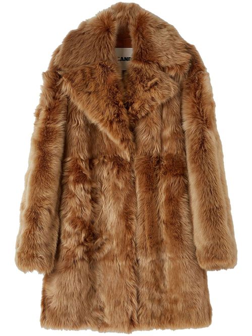 Caban long-sleeve coat - Brown