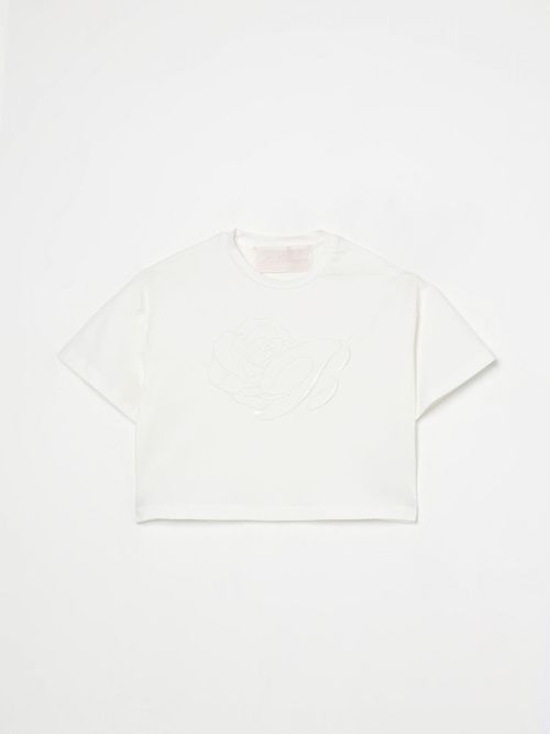 T-Shirt MISS BLUMARINE Kids color Ivory