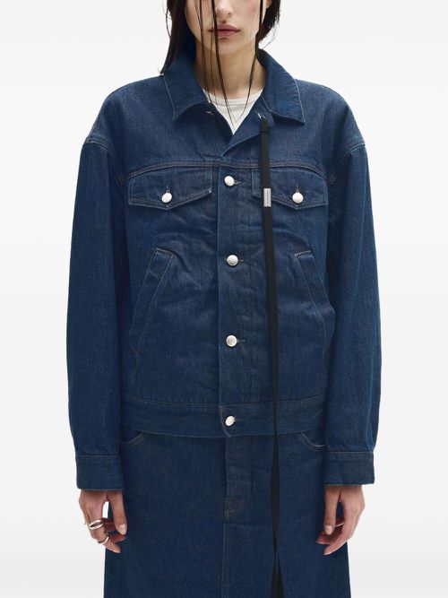 Ann Demeulemeester denim jacket - Blue