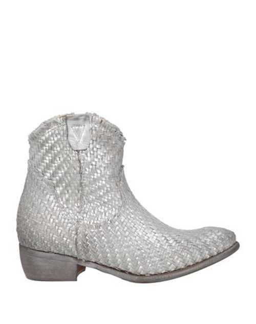 Woman Ankle boots Silver Size 7 Leather