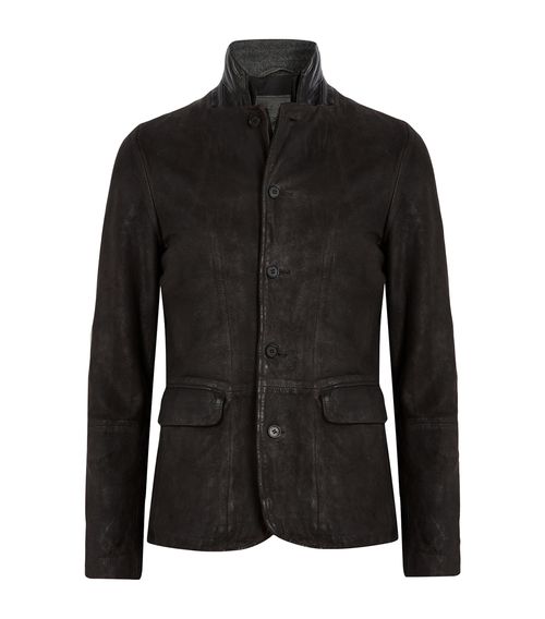 Leather Survey Blazer