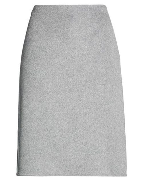 Woman Midi skirt Grey Size 10 Cashmere, Wool