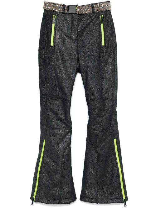 Glitter-detail ski bottoms - Black