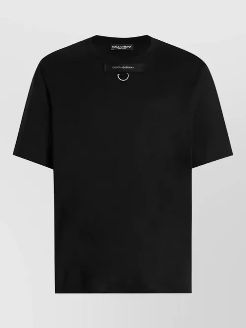 Dolce&Gabbana - t shirt round neck short sleeves d ring