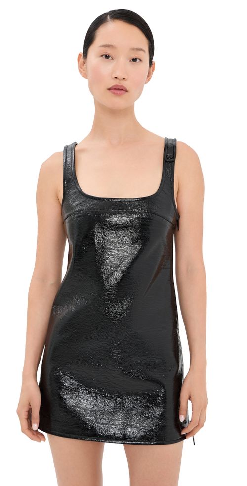 Reedition Vinyl Dress Black