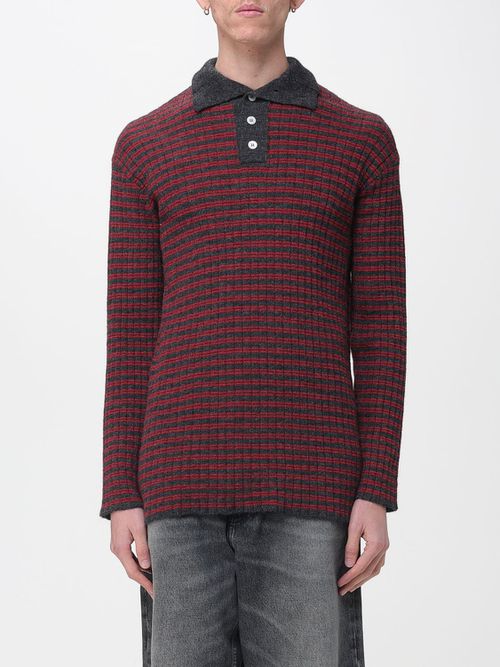 Polo Shirt Men color Grey