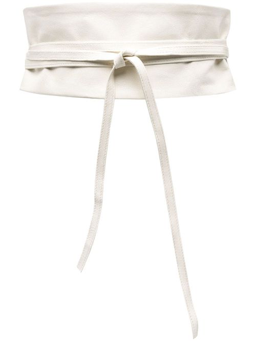 - Geisha Tie-fastening Leather Belt