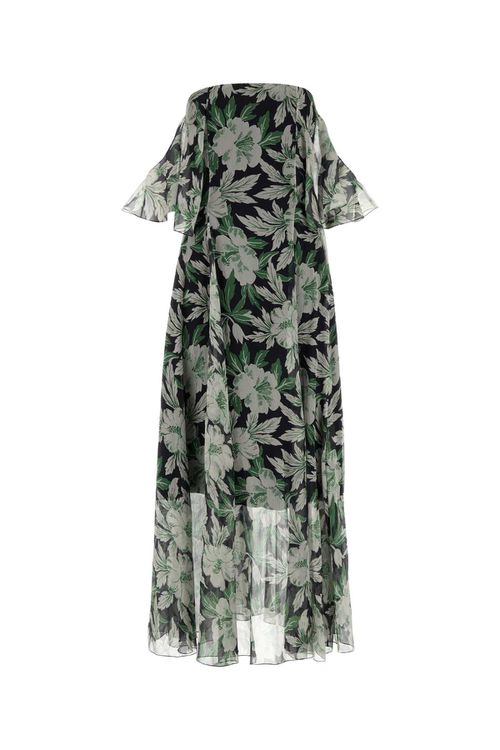 Printed Silk Dress