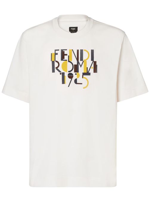 Regular-Fit T-Shirt with Crew Neck & Short Sleeves - Size 48