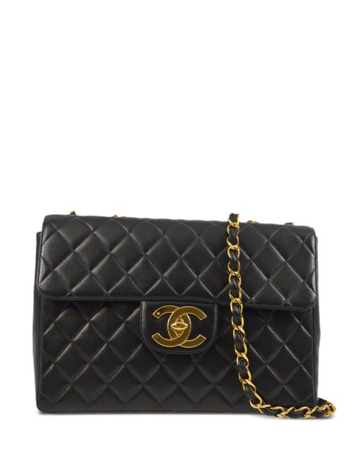 1997 Jumbo Classic Flap shoulder bag - Black