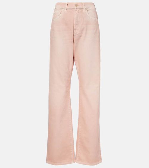 Tess high-rise straight jeans
