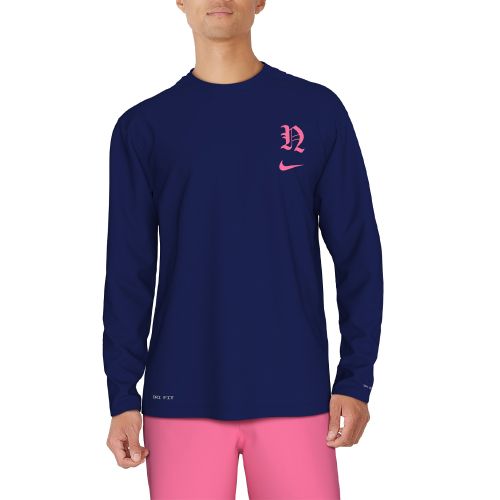 Men's Rash Guard Lux Letter Long Sleeve Hydro Guard NESSF474-440