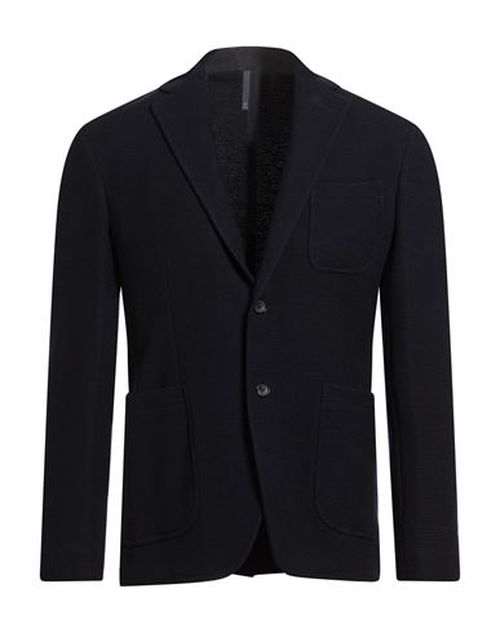 By Slowear Man Blazer Midnight blue Size 42 Virgin Wool, Cotton, Polyamide, Elastane