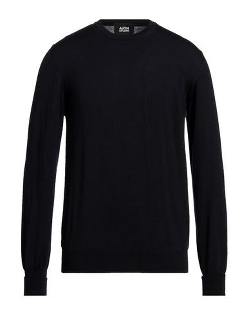 Man Sweater Midnight blue Size 36 Merino Wool
