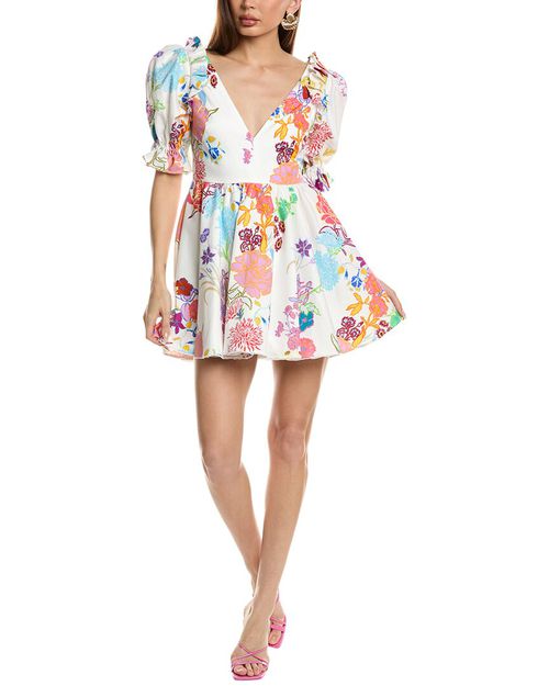 Borgo De Nor Aja Pique Mini Dress