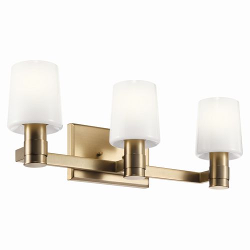 Champagne Bronze Bathroom Vanity Light from the Adani Collection