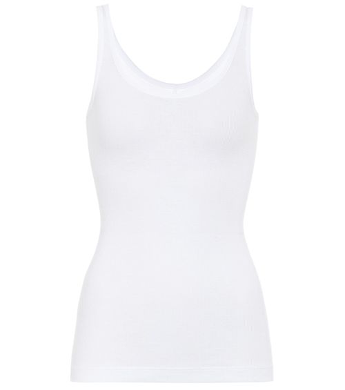 Vince Cotton-blend tank top