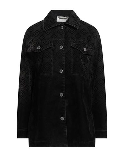 Woman Shirt Black Size 8 Cotton, Polyester, Viscose, Elastane