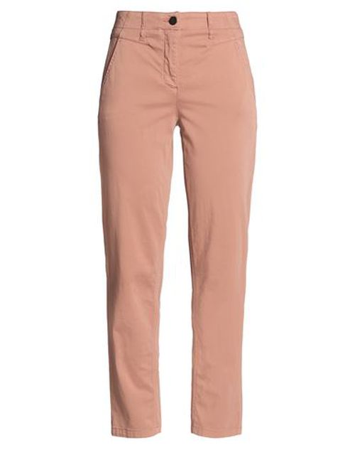 Woman Pants Antique rose Size 10 Cotton, Elastane