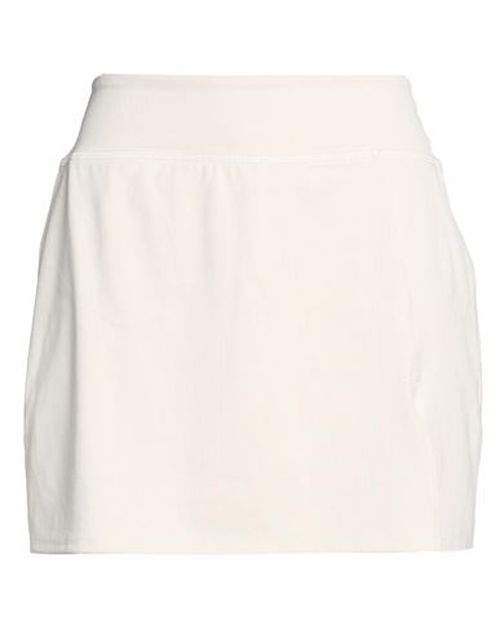 Woman Mini skirt Beige Size L Polyester, Elastane