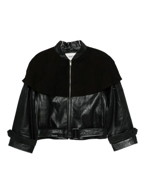 Cape Leather Jacket - Women's - Leather