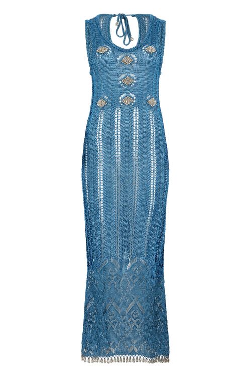 Sleeveless Fitted Midi Dress