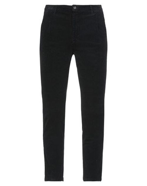Man Pants Black Size 28 Cotton, Elastane