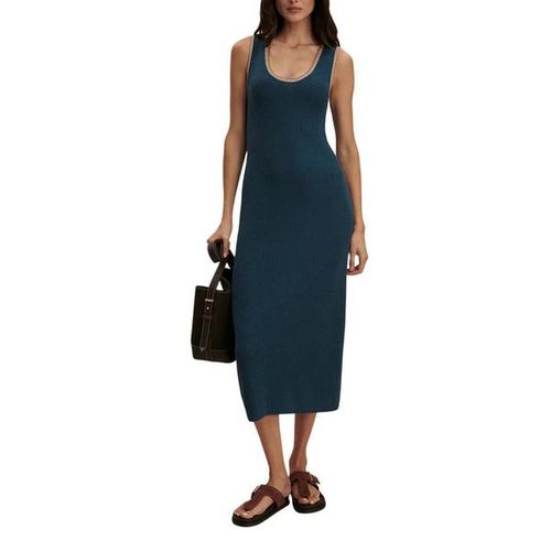 Women's Mikel Knit Maxi Dress XLarge Heron Blue