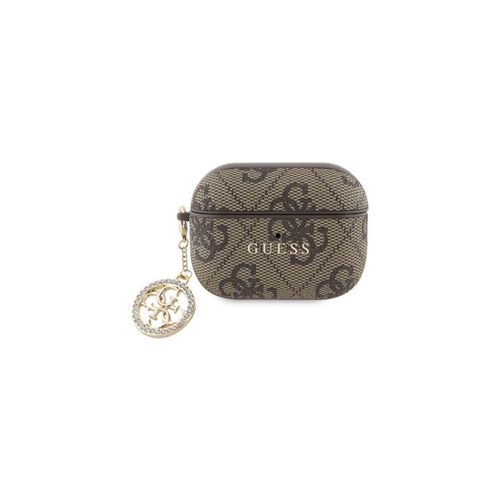 Guess PC/PU 4G Script Charm Case for Airpods Pro 2 Brown - GUAP2P4E4CDW