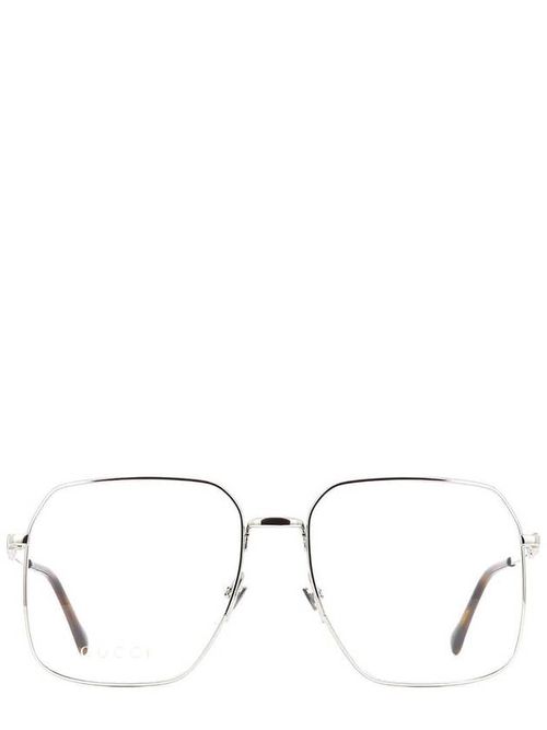 GG095 Horsebit detail glasses - Silver