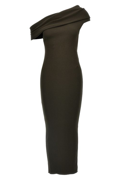 'Twist Rib Knit Long' Dress