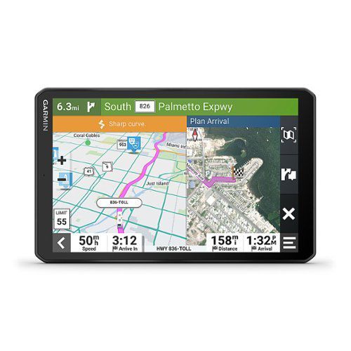 "RV 895 8"" GPS Navigator with Built-In Bluetooth - Black"