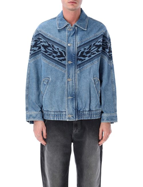 Marant Julian Embroidered Denim Jacket