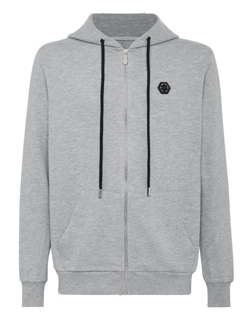 Plein™ logo zip-up hoodie - Grey