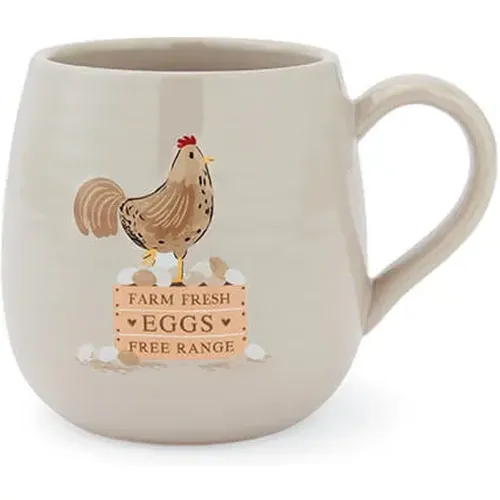 Cooksmart Hen House Lane Farm Fresh Eggs Belly Mug