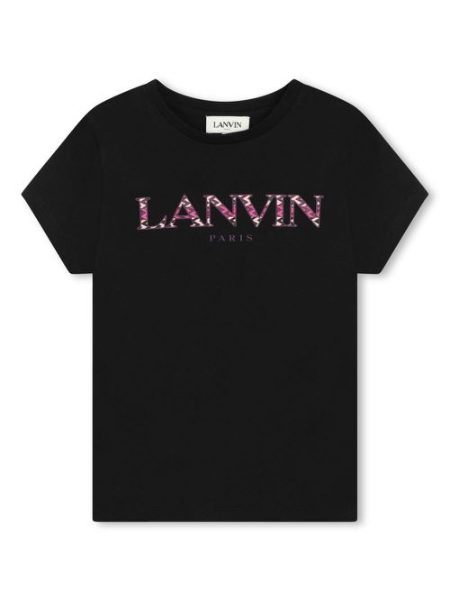 Logo-print cotton t-shirt - Black