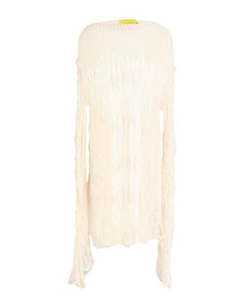 Woman Sweater Ivory Size M Recycled cotton