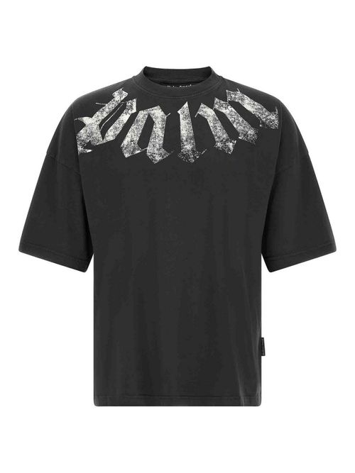 Craquel gothic print t-shirt
