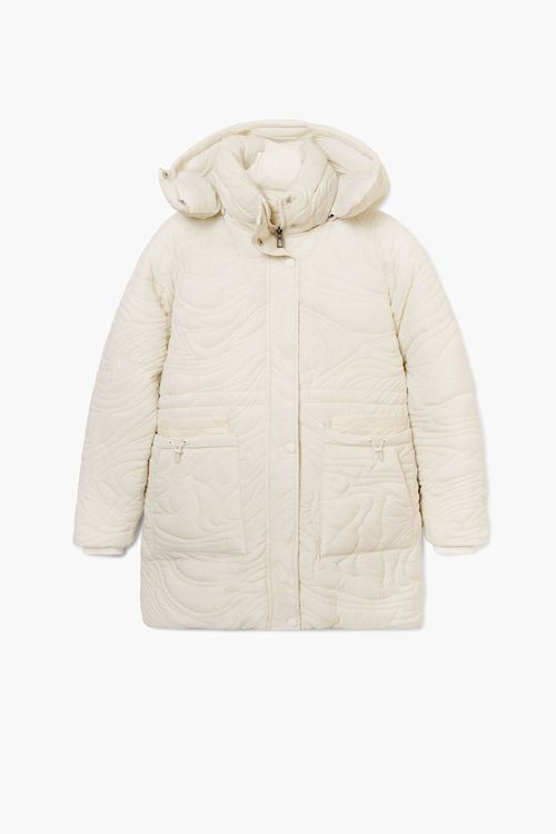 Textured padded coat