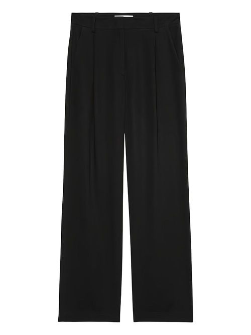 Pleated trousers - Black