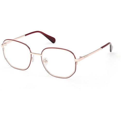 MAX&Co Mujer MAX&Co MO5196 033 Monturas ópticas Metal Oro Geométrico Norma