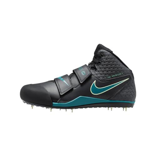Nike Zoom Javelin Elite 3 Track & Field Throwing Spikes (FZ9626-001, Black/Electric Algae/Vapor Green/Bright Spruce)