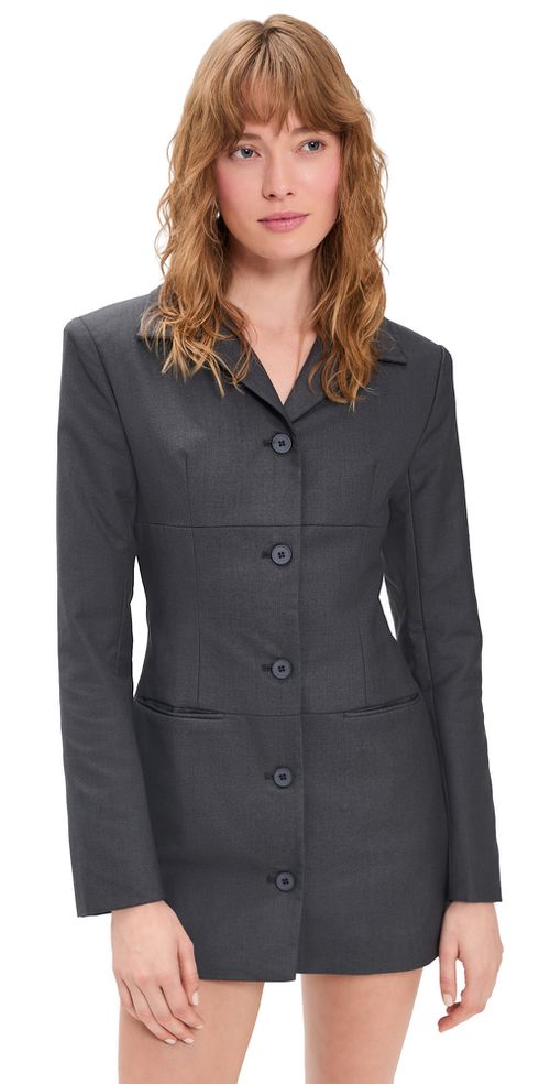 Carmela Mini Dress Charcoal