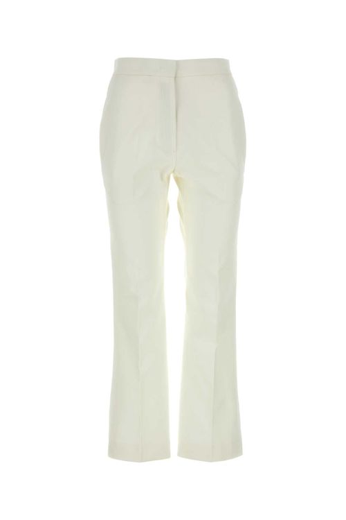 Cotton Trousers — White