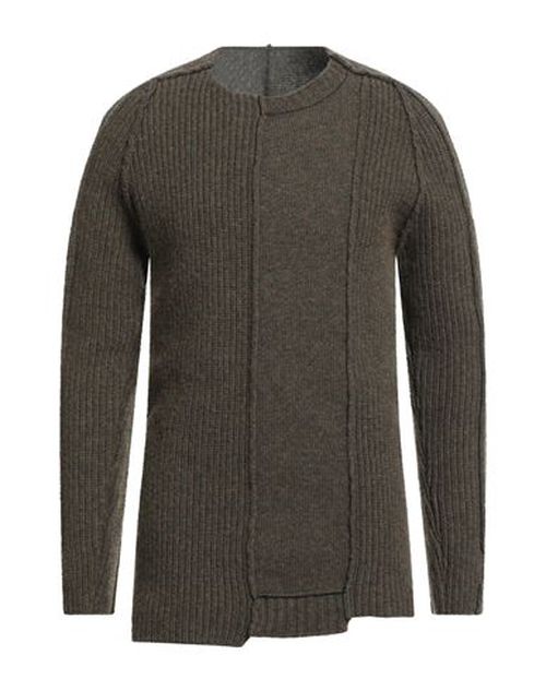 Man Sweater Military green Size S Wool