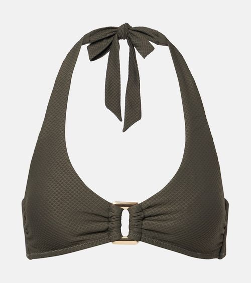 Halterneck bikini top