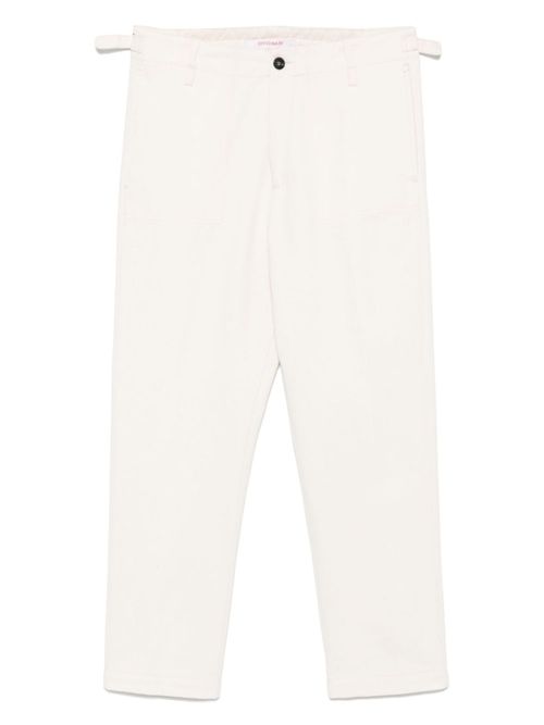 Off White Tapered Leg Pants